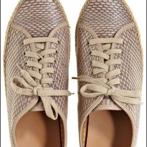 Aerin Nealson Snakeskin Sneakers